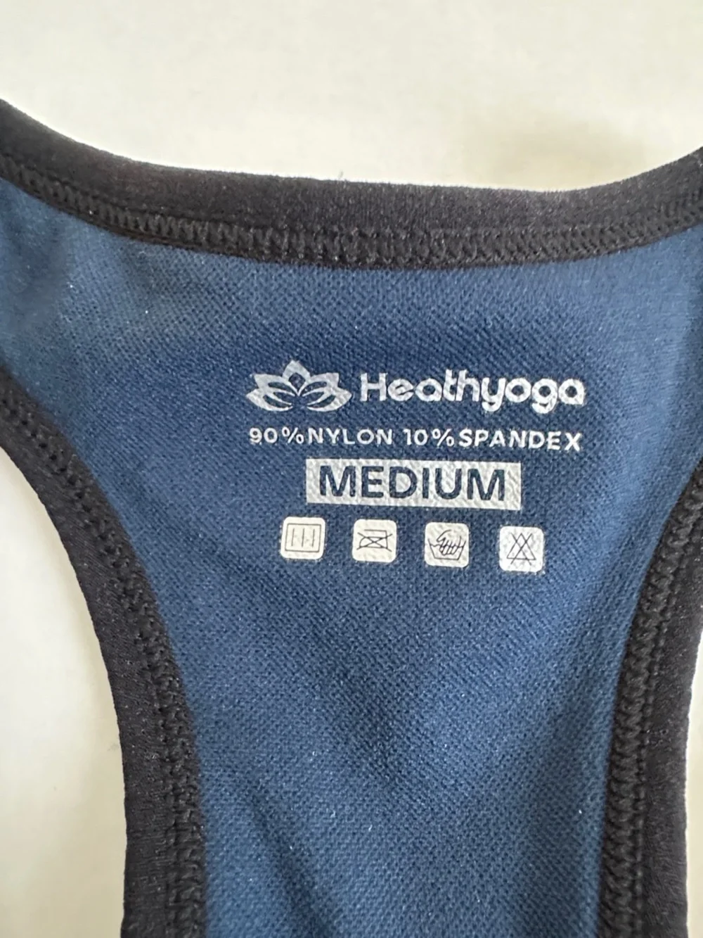 Healthyoga 3 Pack High Impact Racerback Sports Bras Medium Seamless Wireless NWT